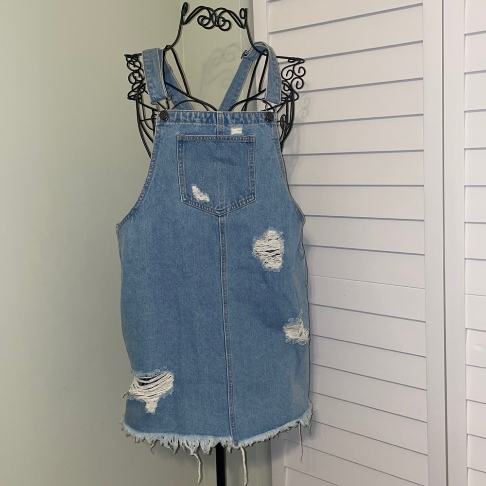 Cello Jean Overall Dress